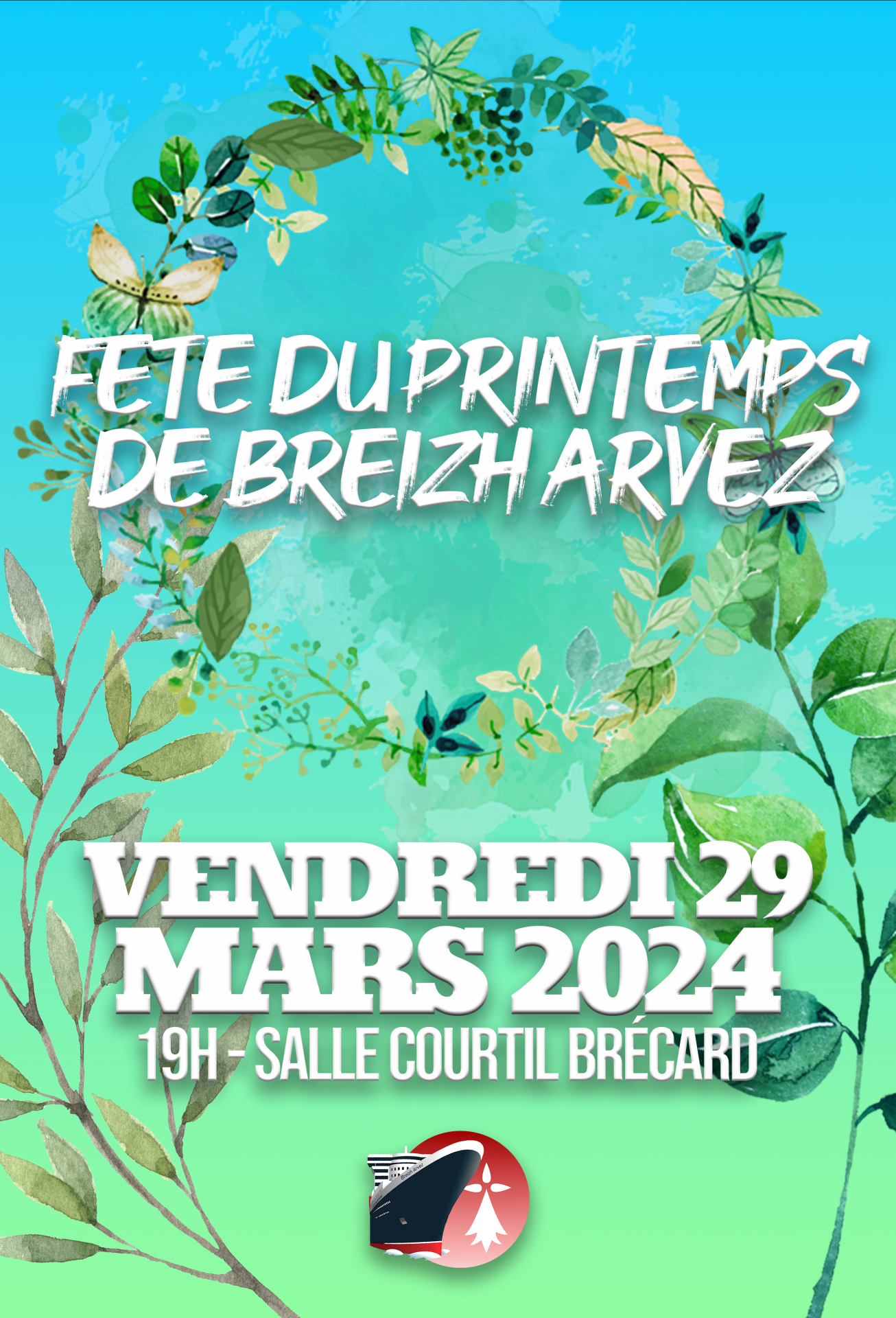 Affiche fete du printemps