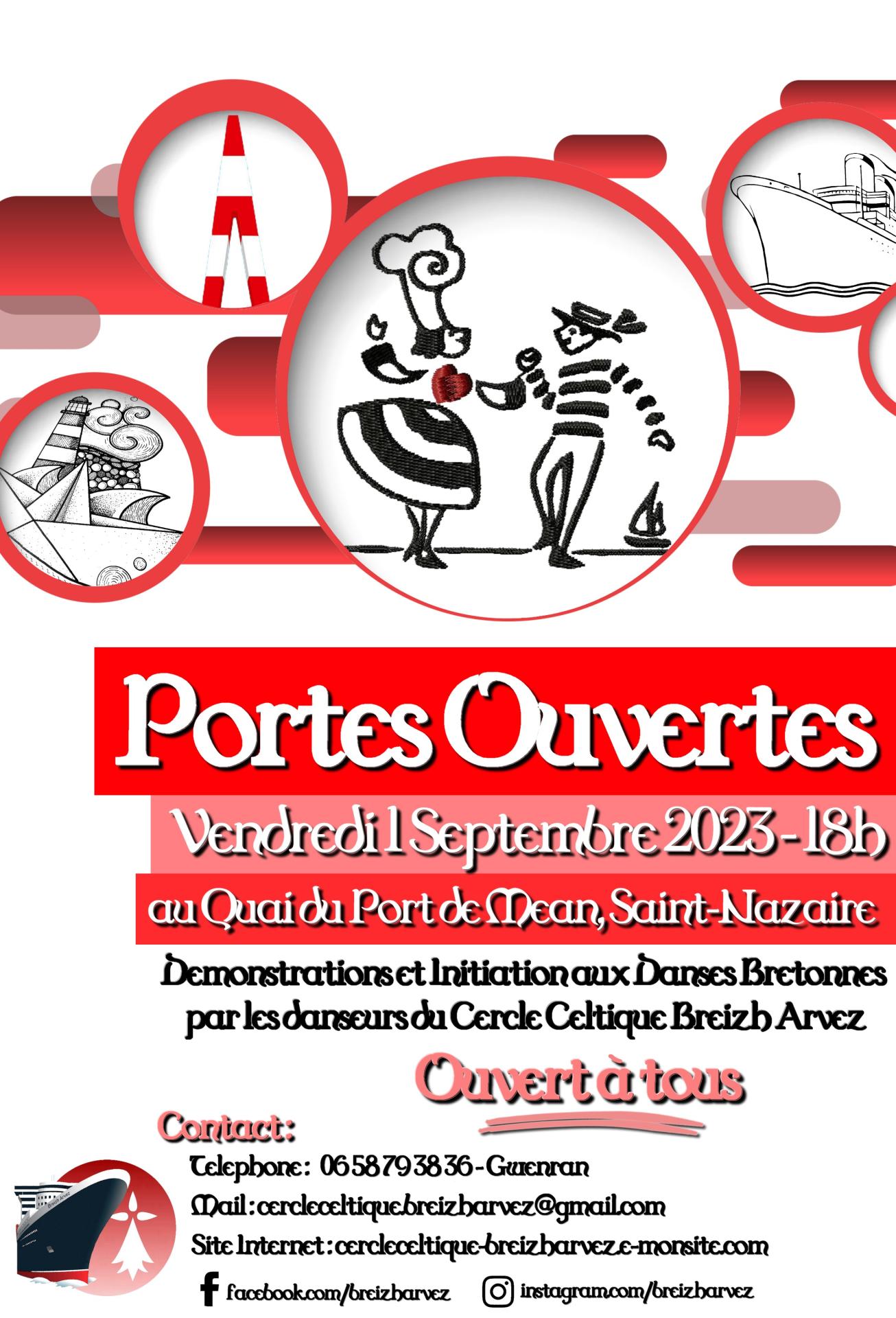 Affiche porte ouverte ccba 2023
