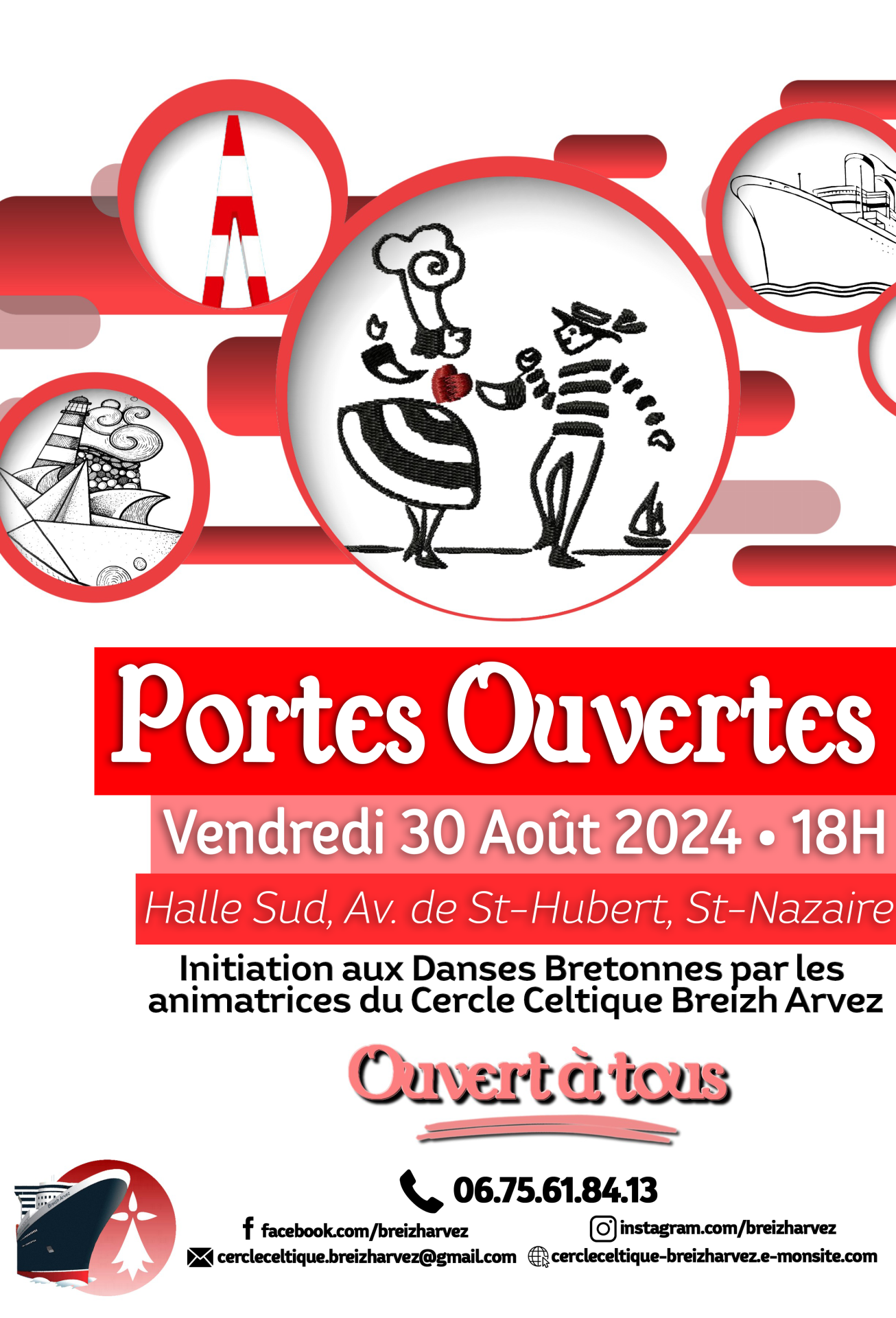 Affiche porte ouverte ccba 2024