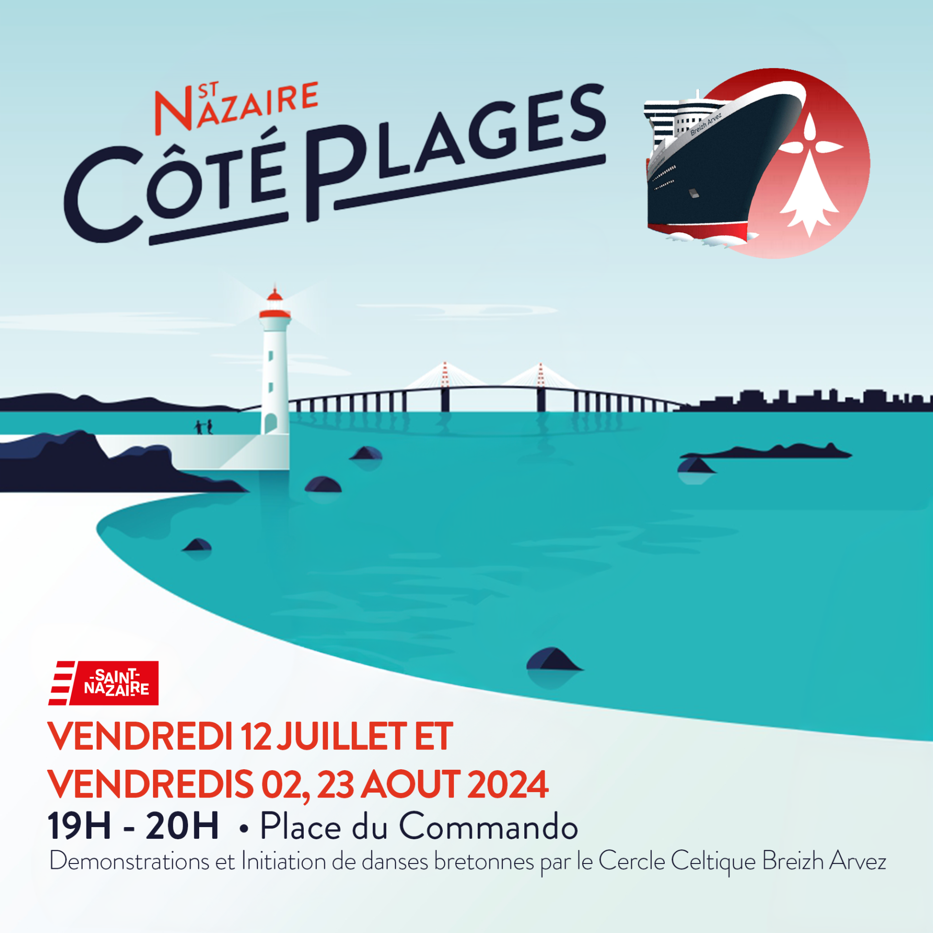 Cote plages 2024